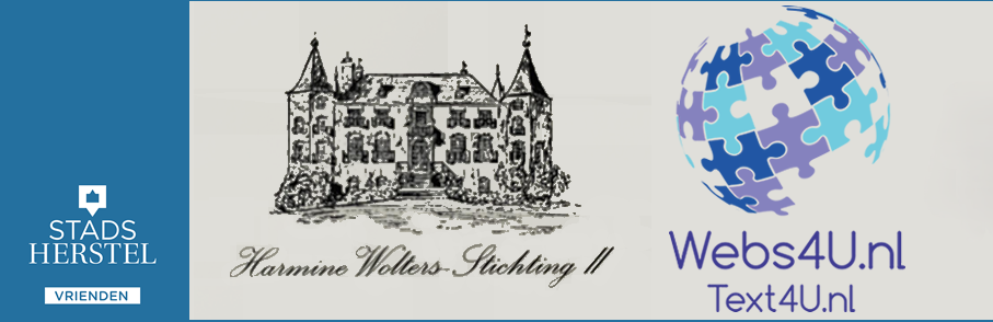 Logos Stadsherstel, Hermine Wolters Stichting en Webs4U.nl